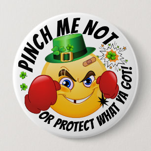 No Pinching St. Patrick's Day Button