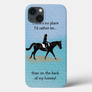No Place I'd Rather Be - Equestrian Horse iPhone 13 Case