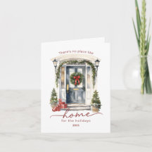 No Place Like Home Holidays Realtor Christmas Card