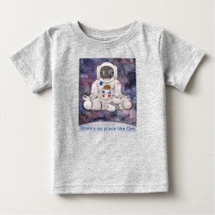 No Place Like Om Astronaut Kid's Cotton T-shirt