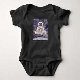 No Place Like Om - Space Baby Bodysuit
