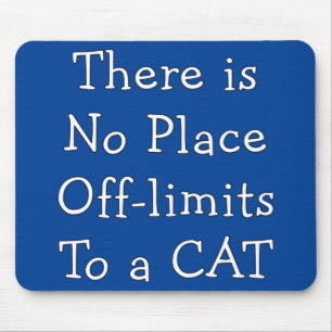 No Place Off-limits To a CAT Mouse Mat