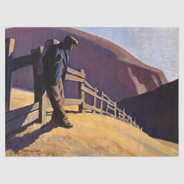 No Place to Go by Maynard Dixon Tissue Paper (Front)
