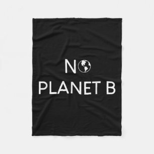 No Planet B Environmental Protection Fleece Blanket
