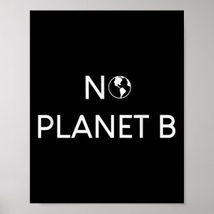 No Planet B Environmental Protection  Poster
