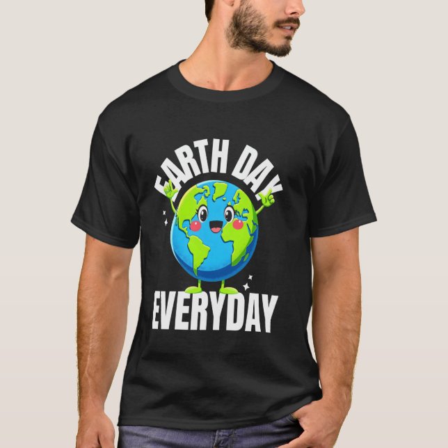 No Planet-B Every-Day Nature Conservation Save Env T-Shirt (Front)