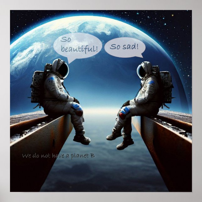 No planet B Poster (Front)