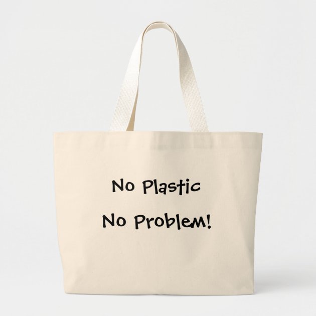 large plastic tote bag