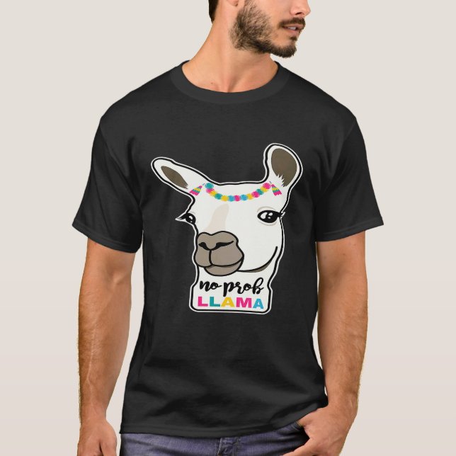 No Plob Llama T-Shirt (Front)