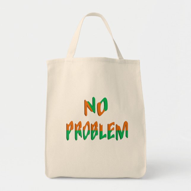 NO POBLEM Tote Bag (Front)