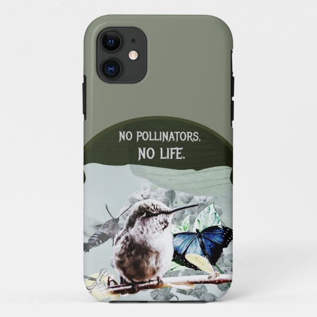 No Pollinators, No Life Case-Mate iPhone Case (Back)
