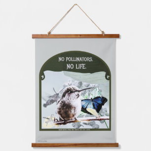 No Pollinators, No Life Hanging Tapestry