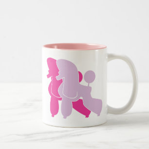 no Poodles Without Pink — Please! Two-Tone Coffee Mug