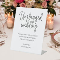 No Posting Photos Or Videos Unplugged Wedding
