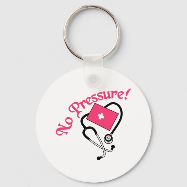 No Pressure! Key Ring (Front)