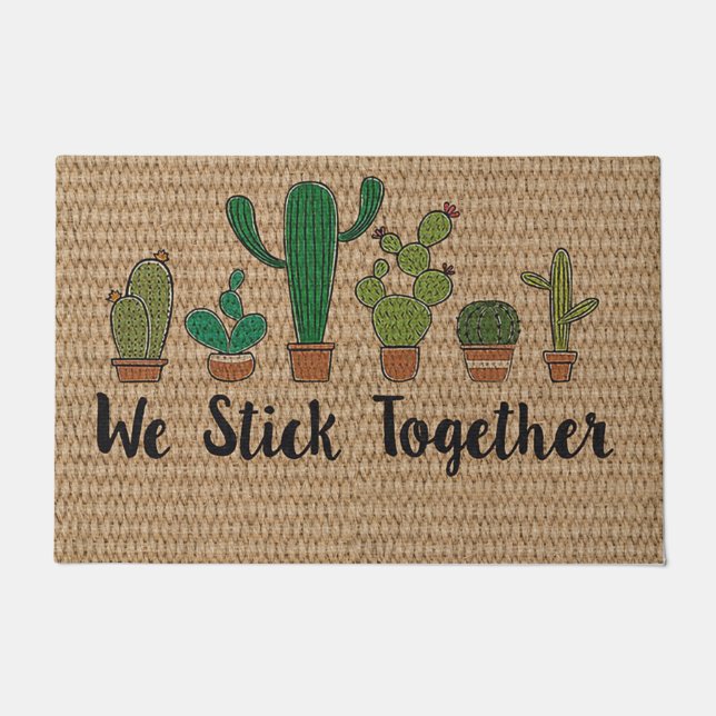 No Pricks Allowed,Doormat,Plant Doormat,Funny Mat (Front)