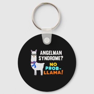 No Prob-llama Angelman Syndrome Warrior Survivor A Key Ring