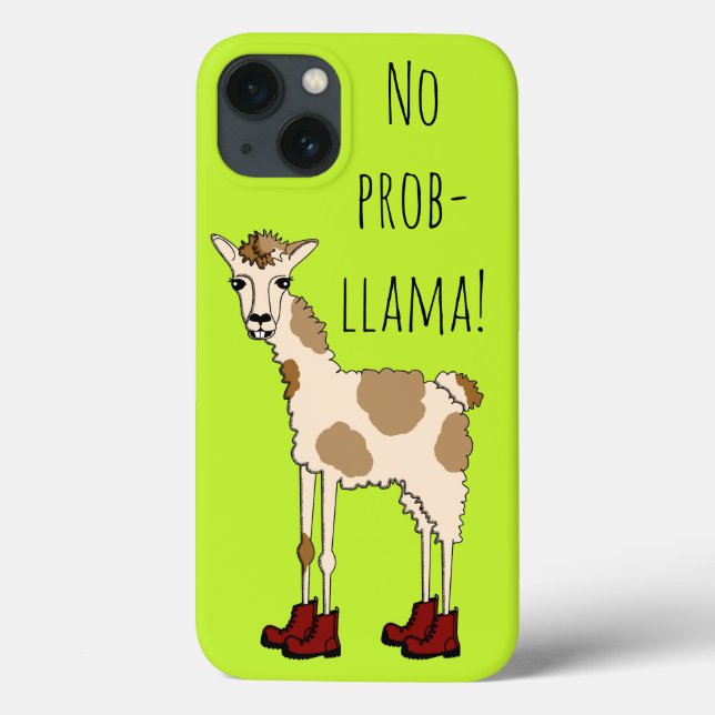 No Prob- Llama Case-Mate iPhone Case (Back)