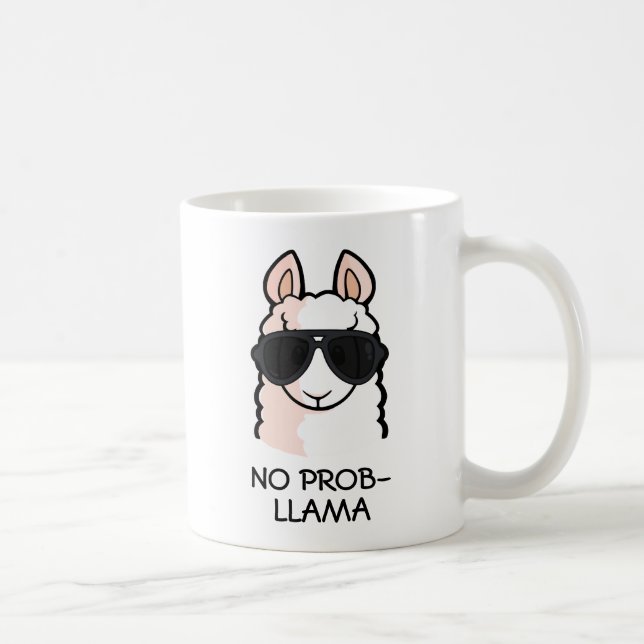 No Prob-Llama Coffee Mug (Right)