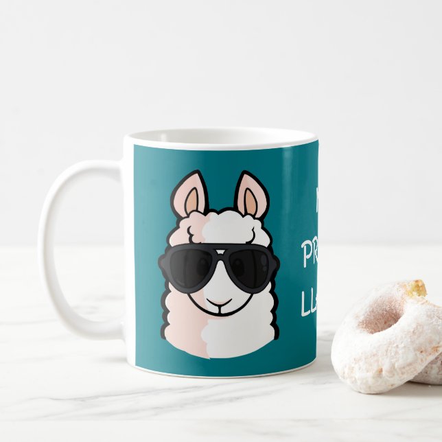 No Prob-Llama Coffee Mug (With Donut)