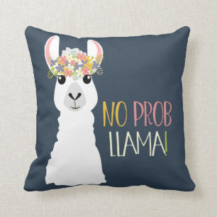 No Prob Llama Cushion