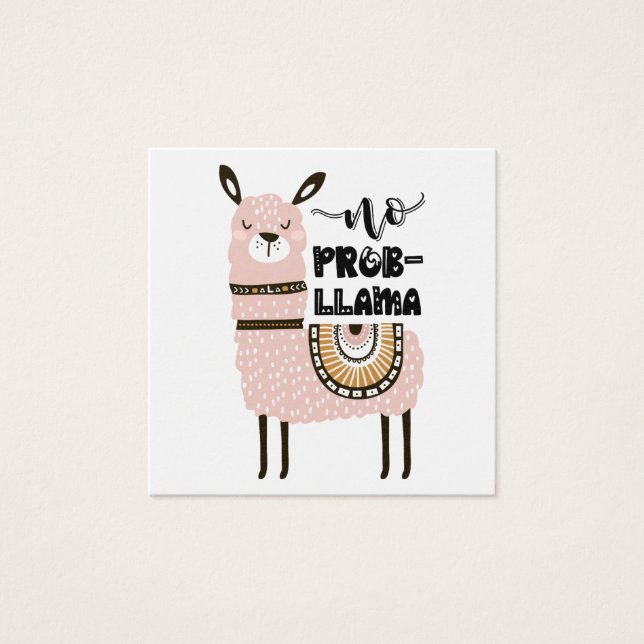 No Prob-Llama Cute Funny (Front)