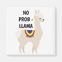 No Prob Llama Cute Illustration