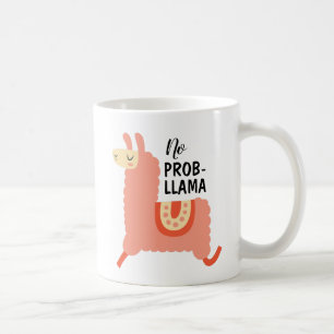 No Prob-Llama, Cute Llama Coffee Mug, Coffee Mug