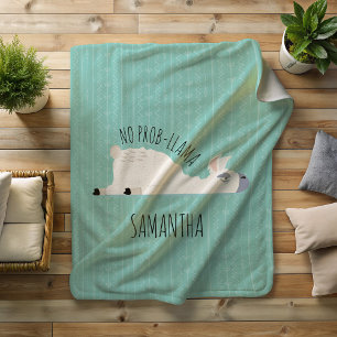 No Prob-Llama Funny Llama Blanket