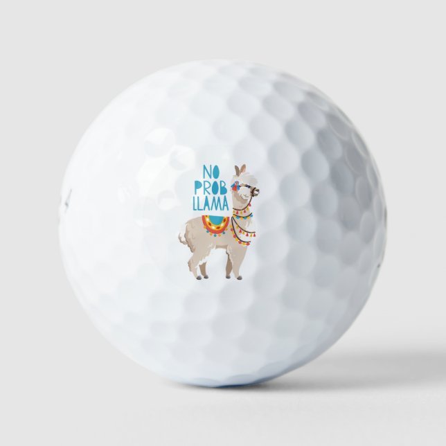 No Prob Llama Golf Balls (Front)