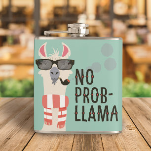 No Prob-Llama Hip Flask