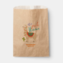 No Prob Llama Kraft Favour Bag