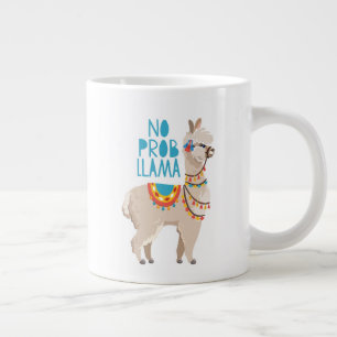No Prob Llama Large Coffee Mug