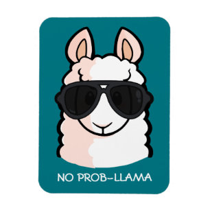 No Prob-Llama Magnet