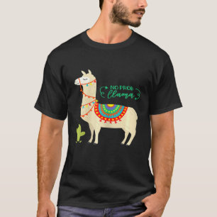 No Prob Llama Women Girls Alpaca Christmas Idea T-Shirt