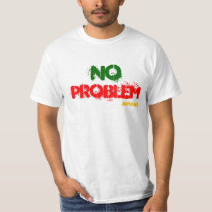 No Problem Jamaica White Value Tee