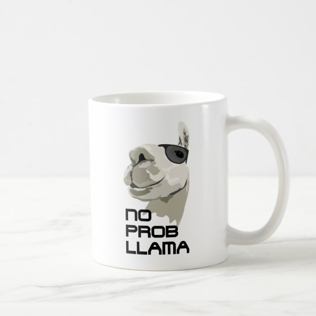 No ProbLlama Coffee Mug (Right)