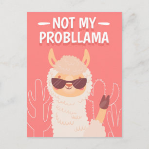 No ProbLlama Postcard