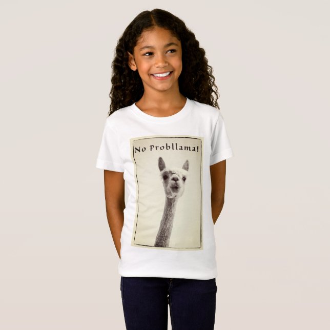 No Probllama! T-Shirt (Front Full)