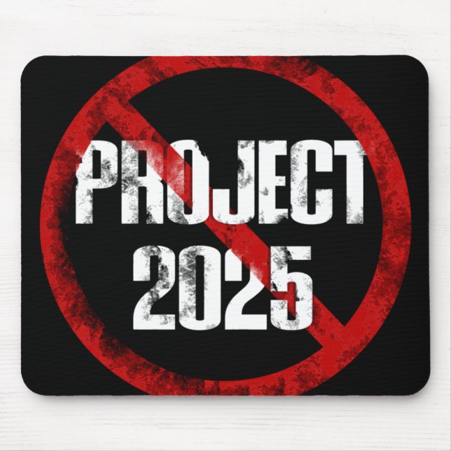 No Project 2025 1  Mouse Mat (Front)
