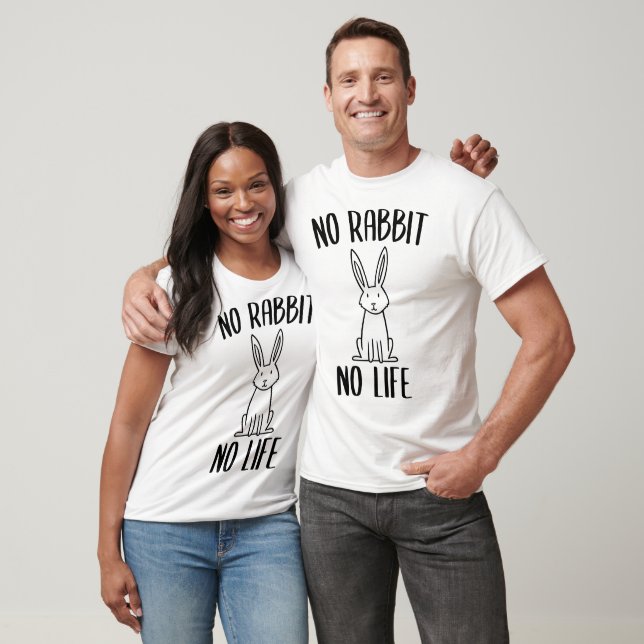 No Rabbit No Life T-Shirt (Unisex)