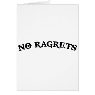 No Ragrets Mispelled Regrets Tattoo