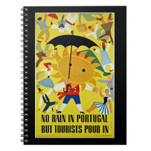 No Rain in Portugal~ But Tourist Pour in Notebook