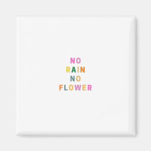 NO RAIN No FLoWER   Religious decal   Bible Verse Magnet