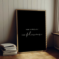 No rain no flowers