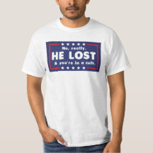 No really. He lost & you're in a cult