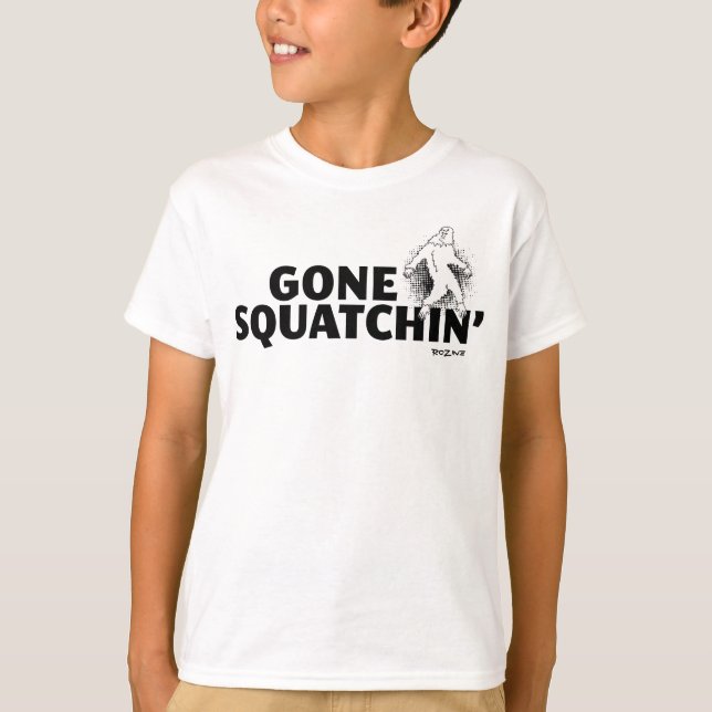 No Really - THE BEST Bobo Gone Squatchin Design T-Shirt (Front)