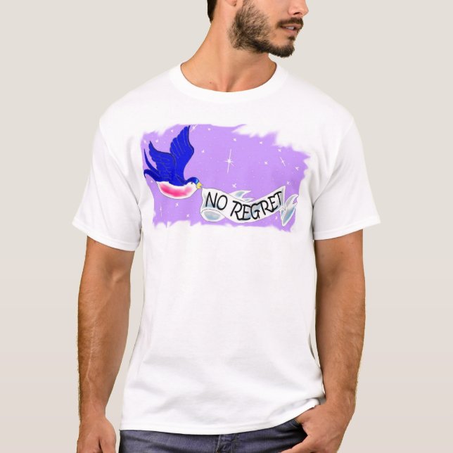 no regret (3) T-Shirt (Front)