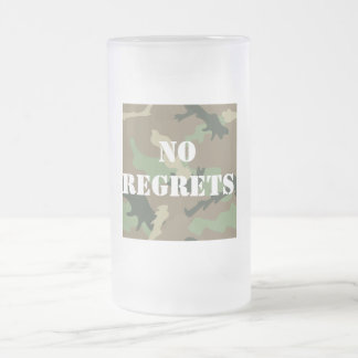 No Regrets Camo Mug
