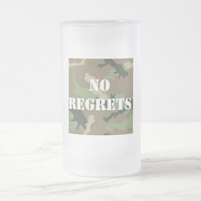 No Regrets Camo Mug (Center)